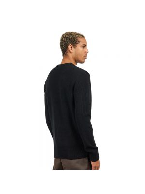 Jersey de lana de tela jersey Fred Perry negro
