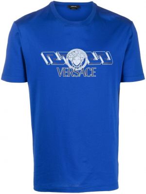 T-shirt Versace blå