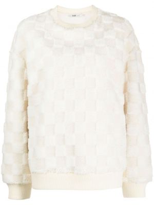 Fleece pullover B+ab weiß