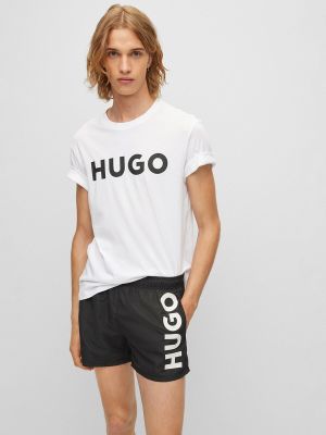 Camiseta de punto Hugo blanco
