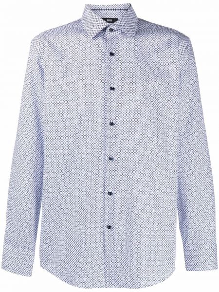 Camisa de algodón con estampado con estampado abstracto Boss Hugo Boss