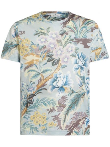 T-krekls ar ziediem ar apdruku Etro