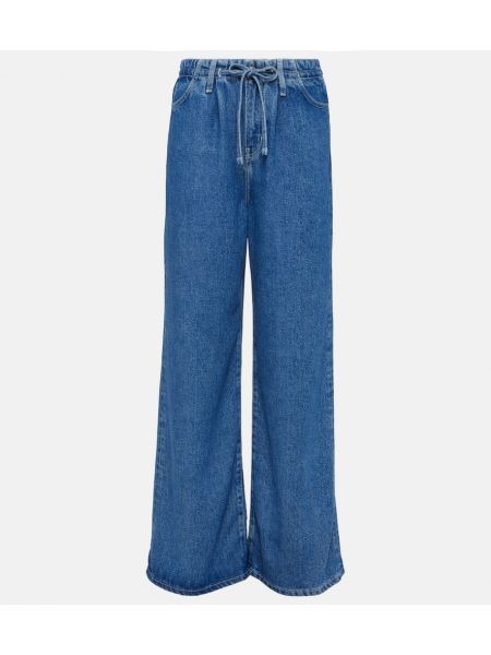 Høy midje jeans Frame blå