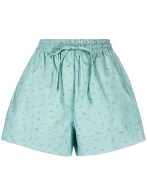 Kratke hlače s cvjetnim printom s printom Ganni
