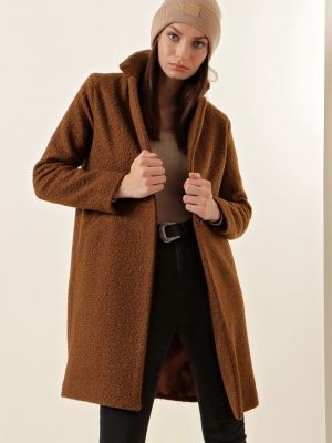 Oversize палто Bigdart кафяво
