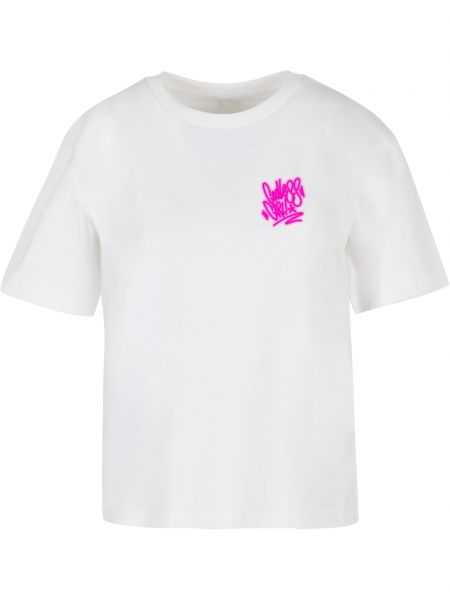 T-krekls ar uzrakstiem Miss Tee balts
