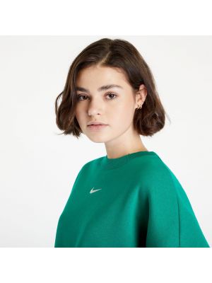 Fleece πουλόβερ Nike πράσινο