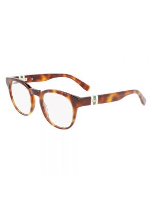 Okulary Lacoste brązowe