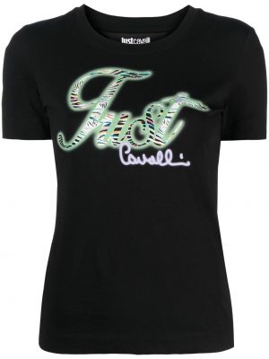 T-shirt Just Cavalli svart