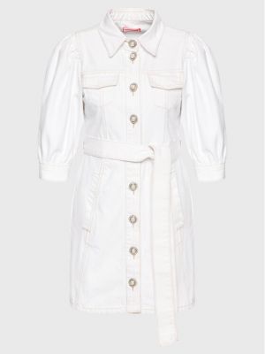 Φόρεμα σε στυλ πουκάμισο Custommade λευκό
