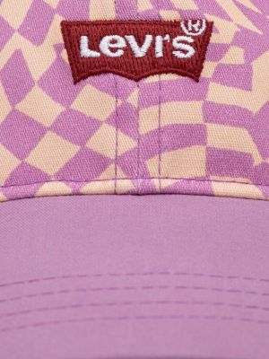 Kapa s printom Levi's® ljubičasta