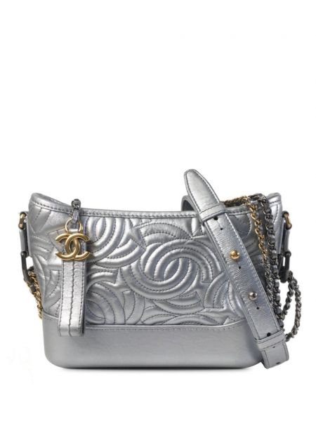 Crossbody táska Chanel Pre-owned ezüstszínű