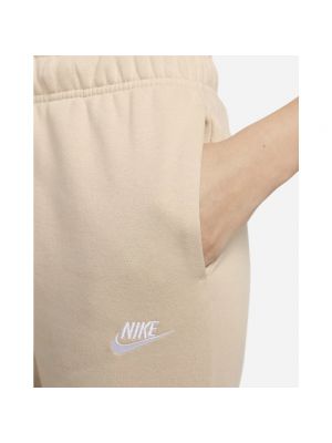 Pantalones de chándal de tejido fleece Nike beige