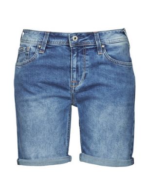 Shorts di jeans Pepe Jeans blu