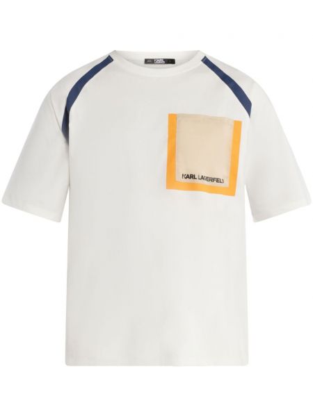 Βαμβακερή μπλούζα με σχέδιο Karl Lagerfeld
