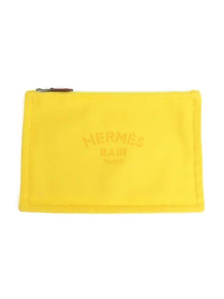 Retro clutch Hermès Vintage gelb