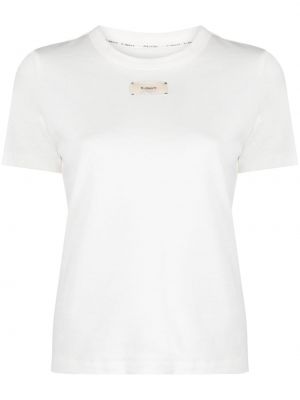 Bombažna majica s potiskom Alysi bela