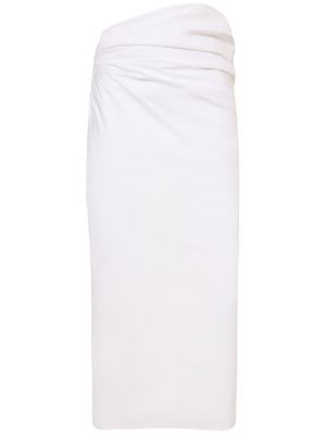 Bavlněné midi sukně Interior bílé