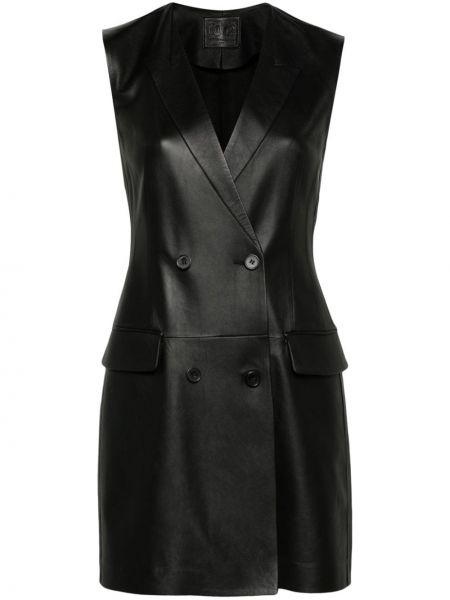 Δερμάτινη φόρεμα Desa 1972 μαύρο