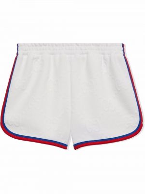 Stripete shorts for jenter Gucci Kids hvit