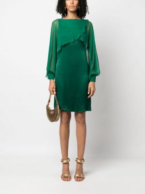 Kleid mit drapierungen Alberta Ferretti grün