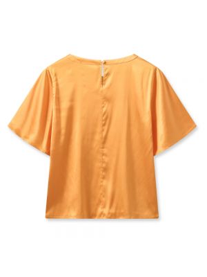 Blusa de raso Mos Mosh naranja