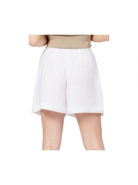 Pantalones cortos elegantes Armani Exchange blanco