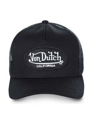 Gorra con bordado Von Dutch negro