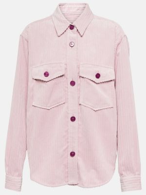 Menčestrová košeľa Isabel Marant ružová