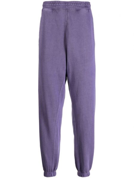 Puuvilla verryttelyhousut Carhartt Wip violetti