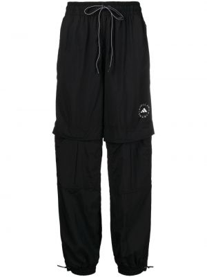 Pantaloni con motivo a stelle Adidas By Stella Mccartney nero