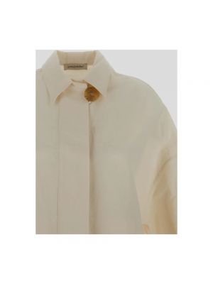 Vestido de algodón Gentryportofino beige