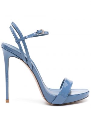 Usnjene sandali Le Silla modra