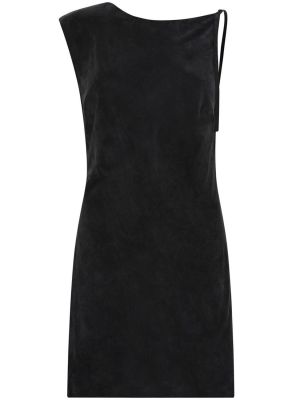 Mini vestido lyocell drapeado St.agni negro