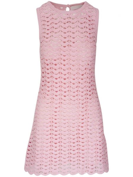 Αμάνικο φόρεμα Carolina Herrera ροζ