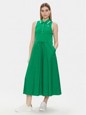 Φόρεμα Tommy Hilfiger πράσινο
