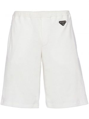 Bermuda kratke hlače Prada bela