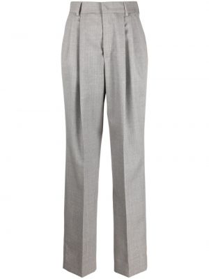 Rovné kalhoty Armarium šedé