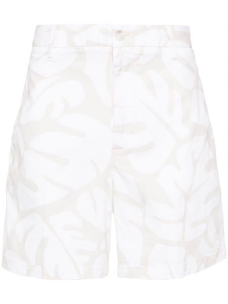 Pantalon extensible à fleurs à imprimé Boss beige