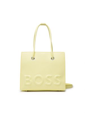 Шопинг чанта Boss жълто
