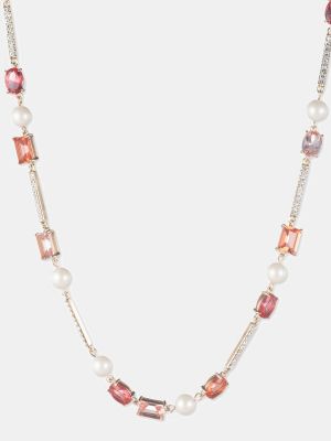 Collar de cristal Lauren Ralph Lauren rosa