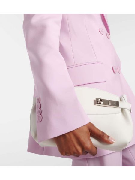 Yün kruvaze blazer Sportmax pembe