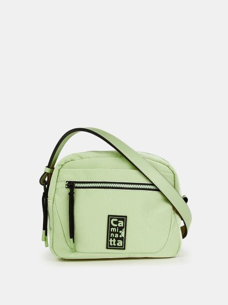Bolsa con cremallera con bolsillos Caminatta verde