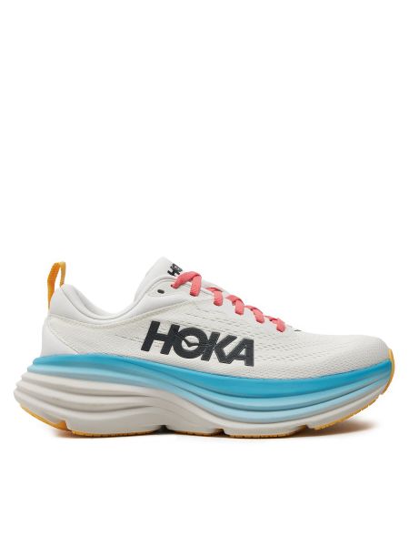 Chaussures de ville de running Hoka blanc