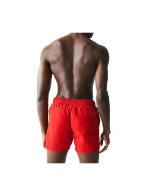 Pantalones cortos de playa Lacoste rojo