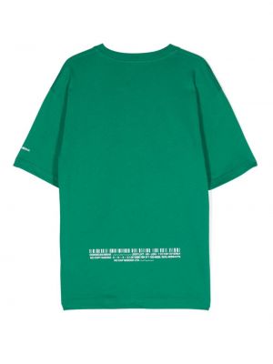 Bavlněné tričko s potiskem Dolce & Gabbana Dgvib3 zelené