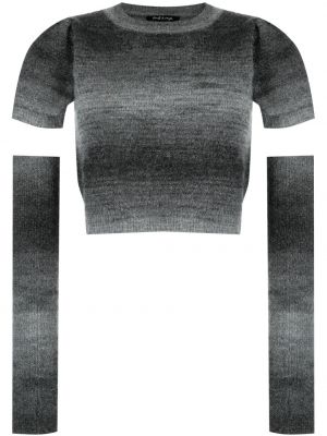 Tričko s přechodem barev Tout A Coup šedé