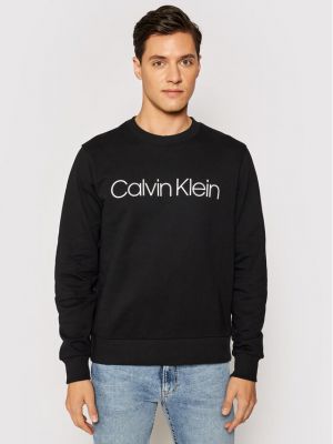 Felpa in pile Calvin Klein nero