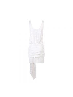 Sukienka mini z kokardką Philosophy Di Lorenzo Serafini biała