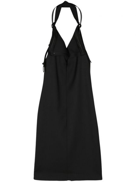 Μίντι φόρεμα Coperni μαύρο